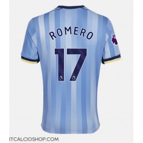 Tottenham Hotspur Cristian Romero #17 Seconda Maglia 2024-25 Manica Corta